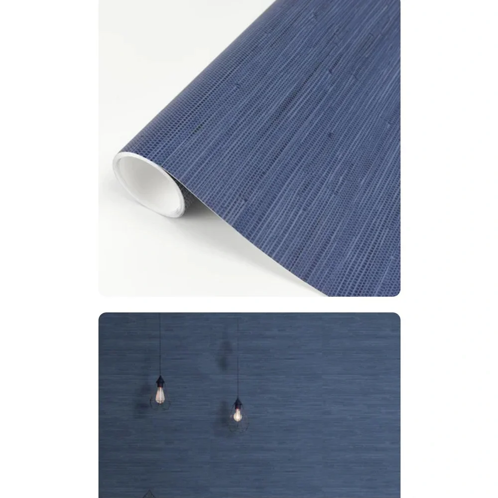 Scott Living Seagrass Indigo Peel Stick Textured Wallpaper 30.75 Sq Ft 2 Rolls